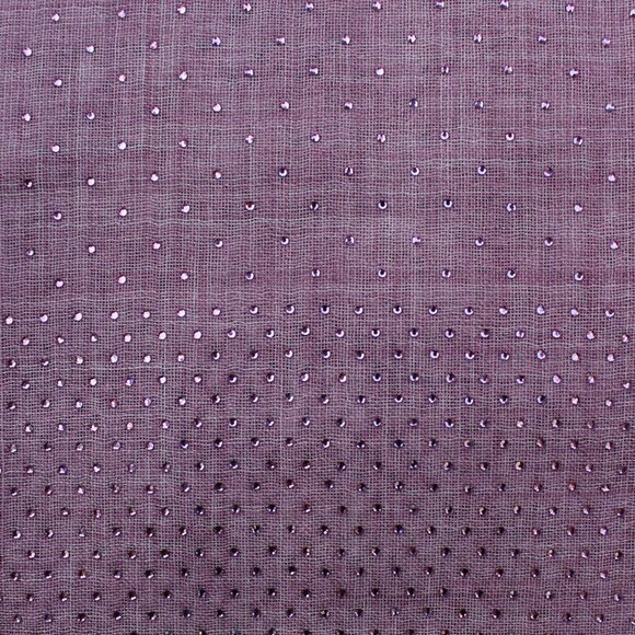 Crystal Embedded Pastel Colour Woolen Silk Scarves - Picture 16 of 16